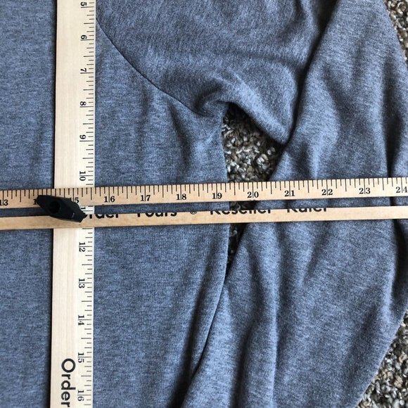 Gaiam Sweater Womens Medium Gray Pullover Long Sleeve Casual Zipper Lightweight - Picture 9 of 12